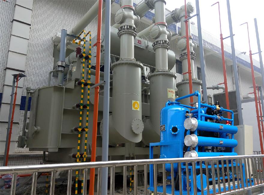 02-550KW主要變壓器現(xiàn)場(1).jpg 雙級(jí)真空濾油機(jī)可用在哪些地方?