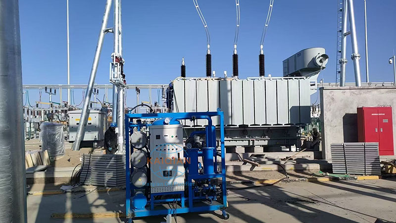 110KVA變壓器油濾油機現場.jpg