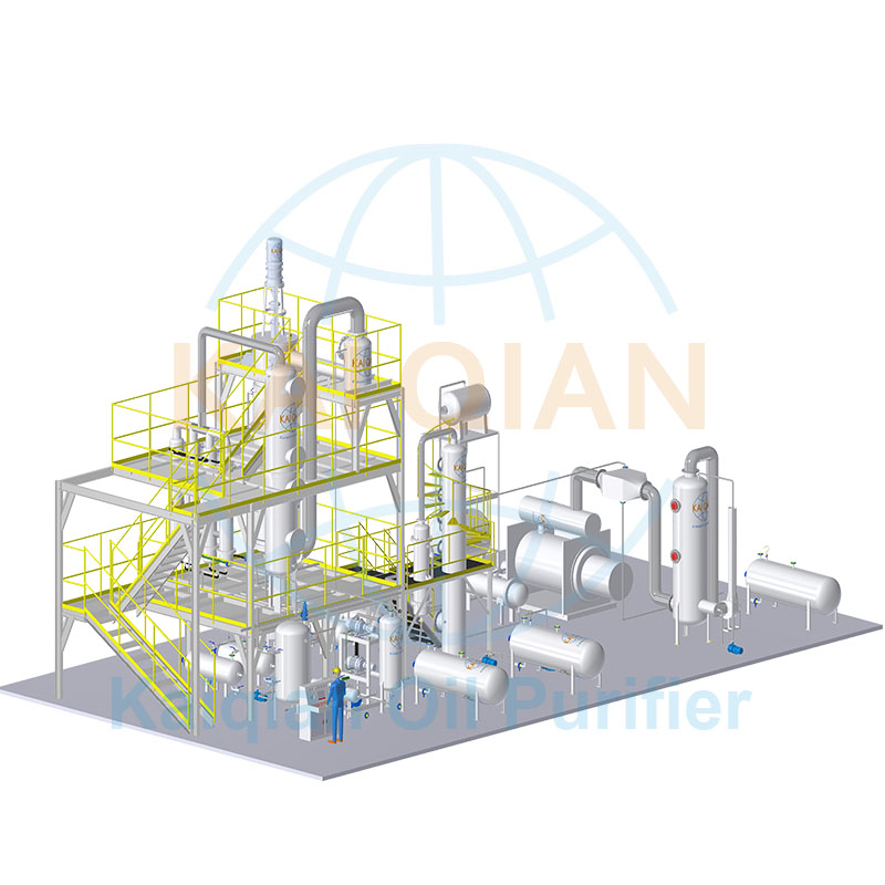 塑料油輪胎油精餾
